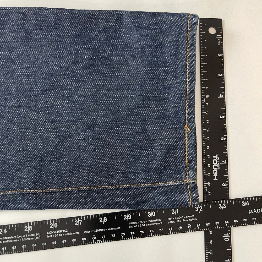 Levis Jeans Mens 36x32 Blue 501 XX Original Button Fly Shrink to Fit Indigo Wash